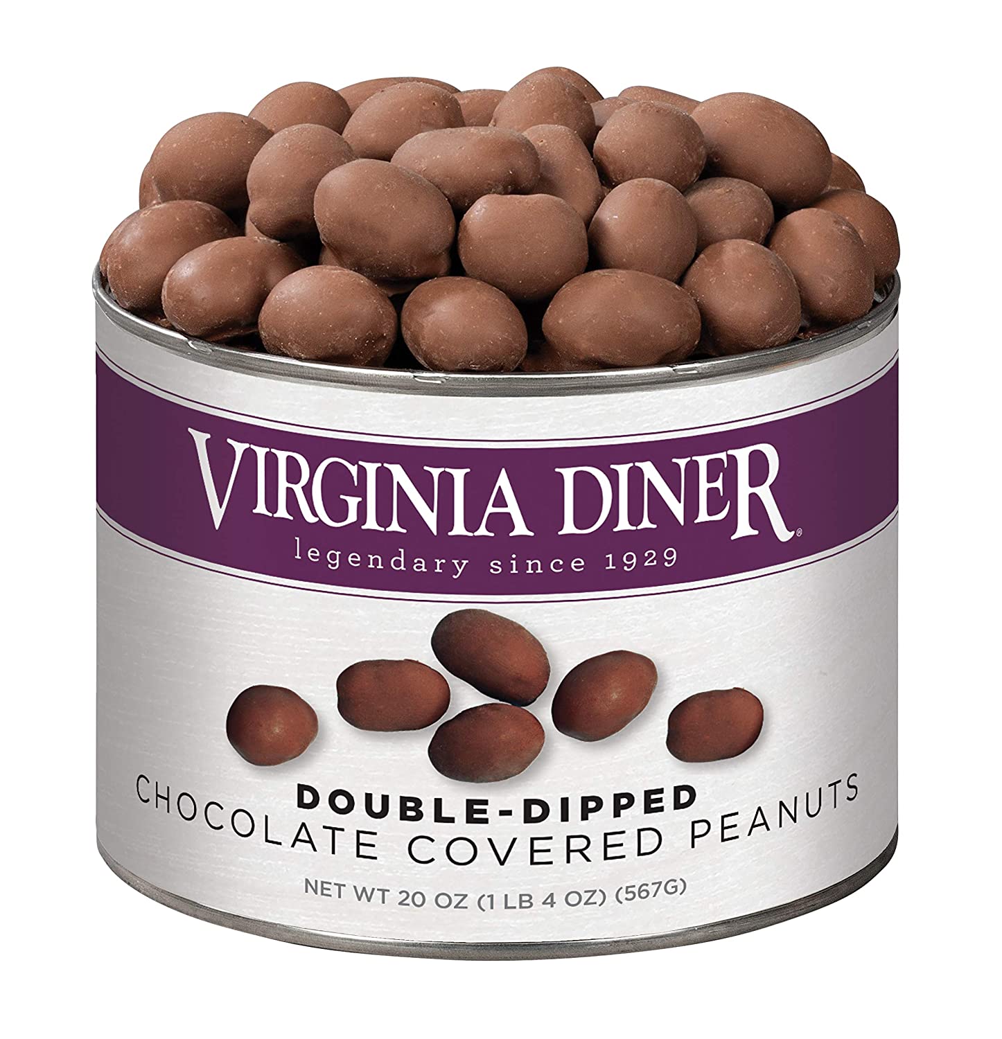 Virginia Diner Double-Dipped Chocolate Covered Peanuts - American Civil 