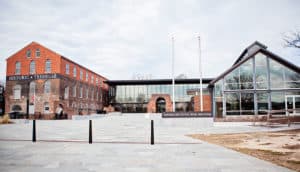 New signage is now in place on the new building at Historic Tredegar.