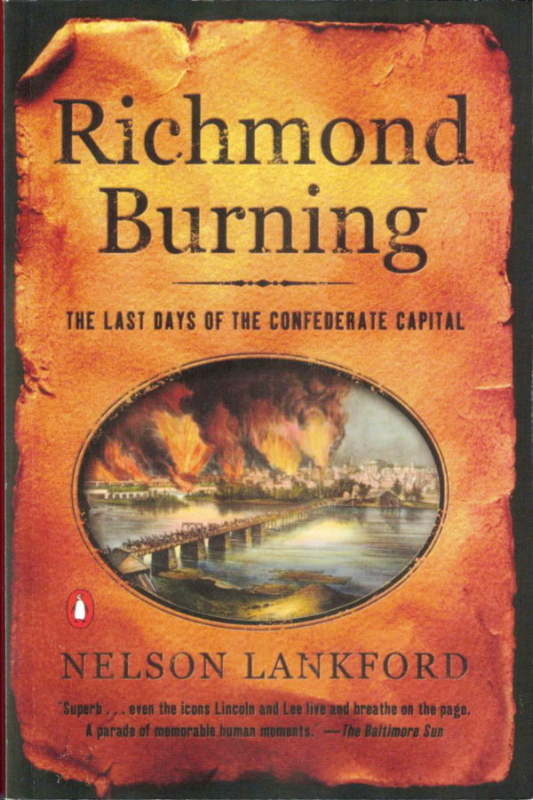front cover of nelson lankfords - richmond burning