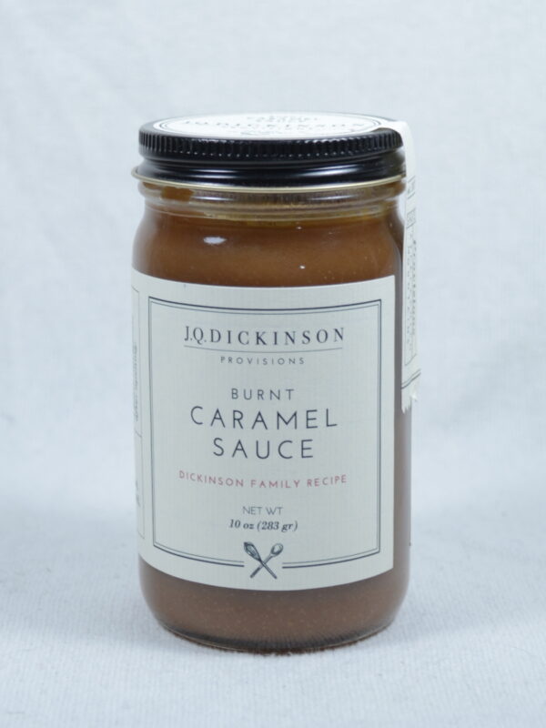 Dickinson's Burnt Caramel Sauce jar