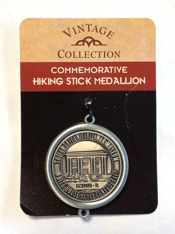 acwm White House Of The Confederacy Hiking Stick Medallion